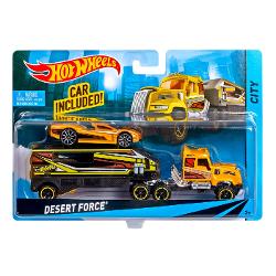 Set Camion Si Masina Sport Hot Wheels Desert Force MTBDW51 CGC23