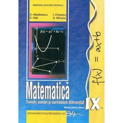 Manual de matematica clasa a IX a TC+CD editia 2017