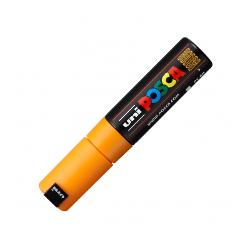 Marker UNI PC 8K Posca 8.0 mm,varf tesit, portocaliu, K, 16568 M13