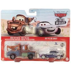 Set cu 2 masinute metalice Cars 3 Road Trip Mater Si Kay Pillar Durey MTDXV99 HNL33