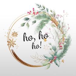 Felicitare - Ho Ho Ho CR805