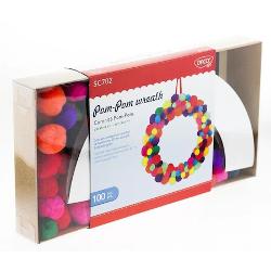 Set creativ Coronita pompom Daco SC702