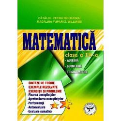 Culegere de matematica clasa a IX a. Algebra, geometrie, trigonometrie