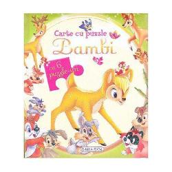 Carte cu puzzle. Bambi