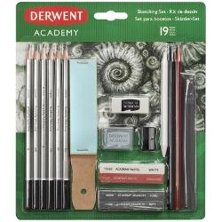 Set complet pentru schite Derwent Academy creioane grafit blister 19 buc set 2300365