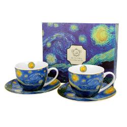 Set cu 2 cesti Van Gogh Starry night, 280 ml 5928072