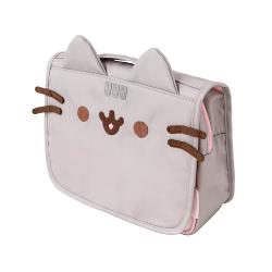 Geanta pentru calatorie Pusheen, cu 6 compartimente pentru depozitare, buzunare interioare cu fermoar, 23x19x8 cm MARE0141