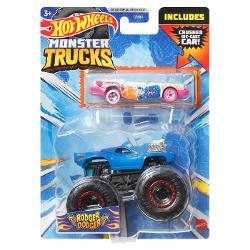 Hot Wheels Monster Truck - Masinuta Metalica Rodger Dodger, scara 1:64 MTGRH81_HKM13