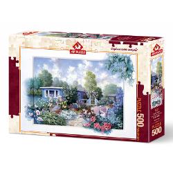 Puzzle 500 piese Garden With Flowers AP4211