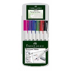 Set 6 Markere Faber-Castell Tabla Slim Culori Standard 156077