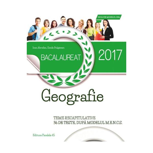 Geografie Bacalaureat 2017 Ioan Abrudan Sanda Bulgareanu Libraria Clb